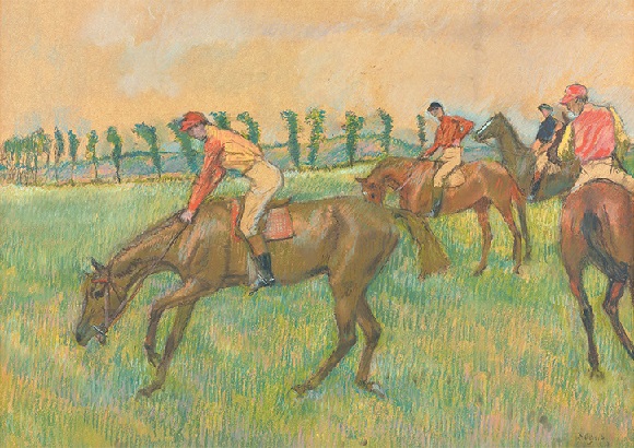 «پیش از مسابقه» اثر ادگار دگا «پیش از مسابقه» اثر ادگار دگا