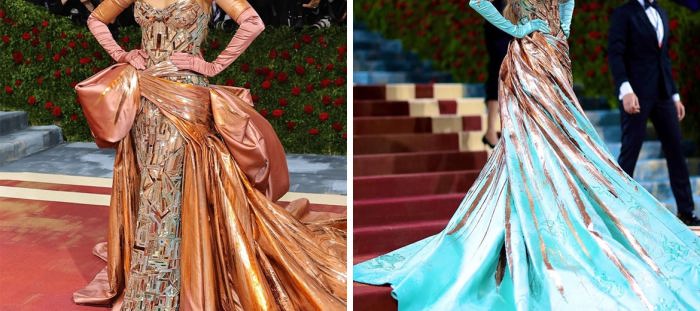 لباس ورساچه بلیک لایولی در مت گالا ۲۰۲۲ لباس ورساچه بلیک لایولی در مت گالا ۲۰۲۲